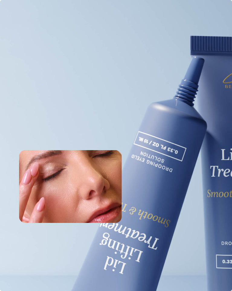 92% Saw 
Smoother-Looking 
Lids in 4 Weeks*